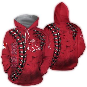 Boston Red Sox Ball In My Heart All Over Print Hoodie