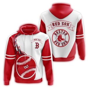 Boston Red Sox Fire Ball In My Heart All Over Print Hoodie