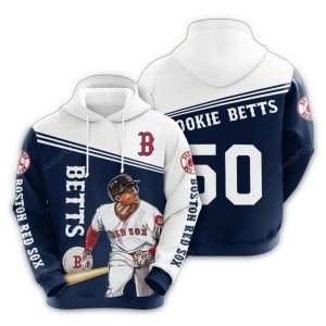 Boston Red Sox Mookie Betts All Over Print Hoodie