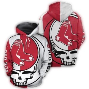 Skull Punisher Boston Red Sox All Over Print Hoodie