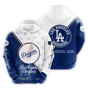 Los Angeles Dodgers Blue All-Over Print Hoodie for Ultimate Comfort