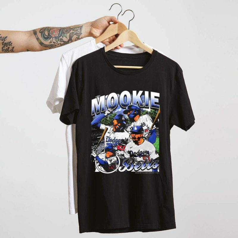 Mookie Betts Vintage LA Dodgers T-Shirt for Authentic Fan Style - Image 4