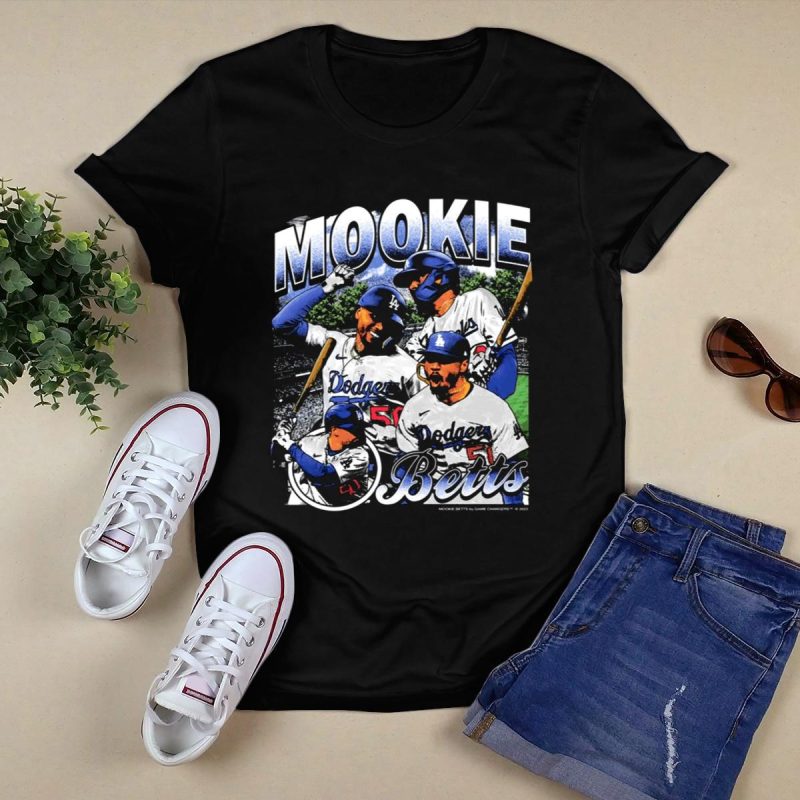 Mookie Betts Vintage LA Dodgers T-Shirt for Authentic Fan Style - Image 5