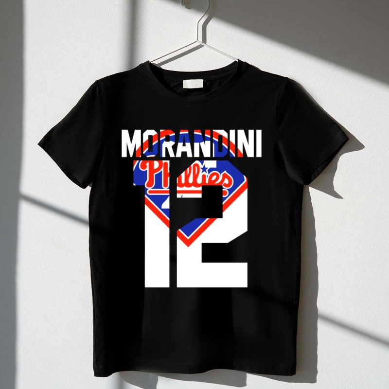 Retro 1993 Philadelphia Phillies Morandini Baseball T-Shirt for Fans