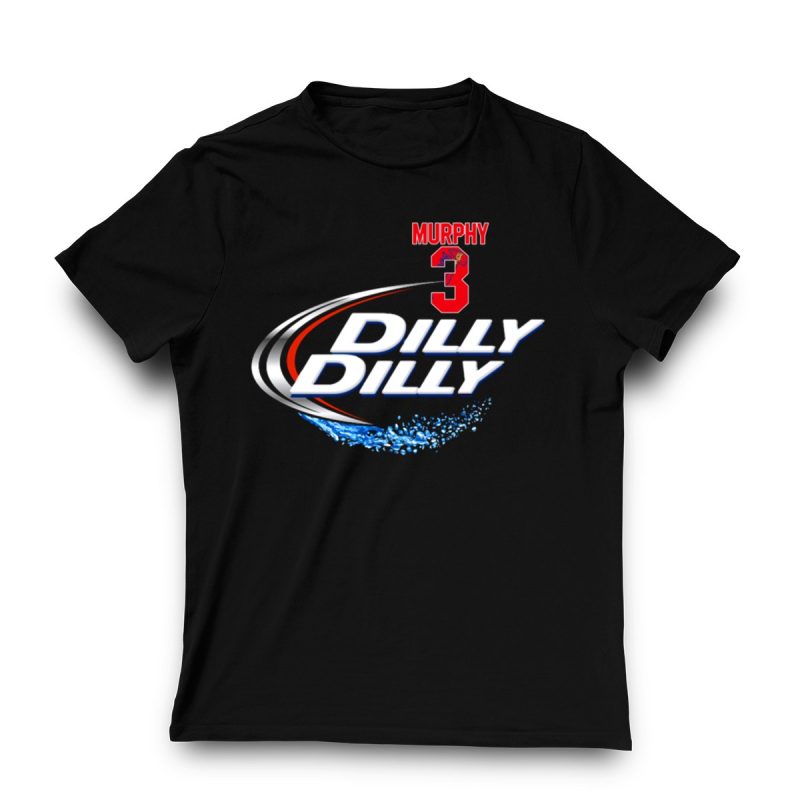 Atlanta Braves Dale Murphy Dilly Dilly Jersey T-Shirt For Fans - Image 3