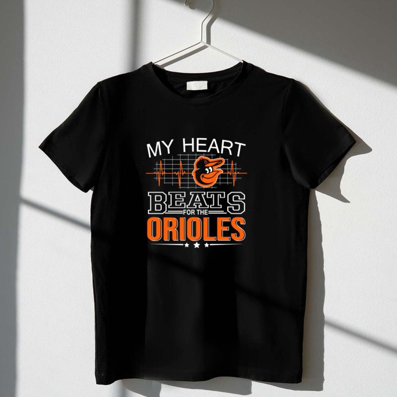 My Heart Beats for the Orioles T Shirt t shirt 1 1