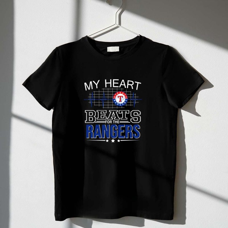 My Heart Beats for the Texas Rangers T Shirt t shirt 1 1