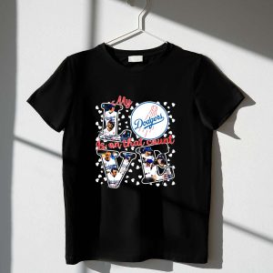 Los Angeles Dodgers My Love T-Shirt - Perfect for Fans and Game Days