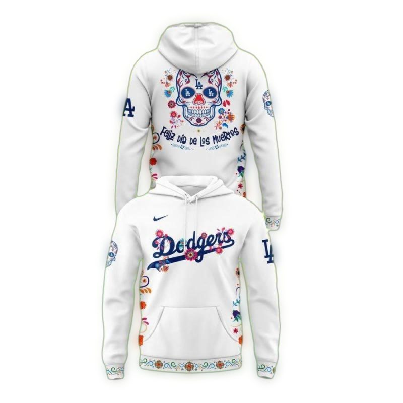 NEW Los Angeles Dodgers Dia De Los Hoodie