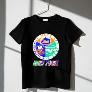 New York Mets Islanders Jets Sports Team T-Shirt For Fans