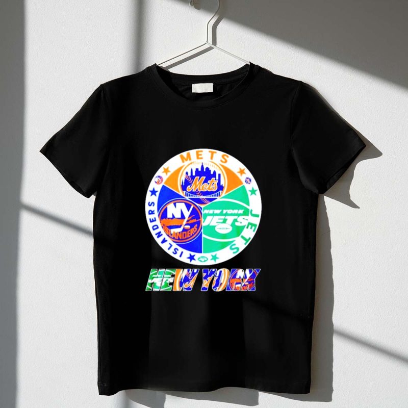 NEW YORK METS ISLANDERS JETS SPORTS TEAM T Shirt t shirt 1 1
