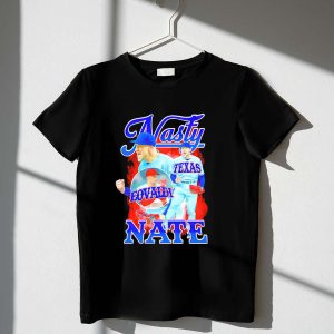 Nasty Nate Eovaldi Texas Rangers T-Shirt - Official Mlb Merchandise