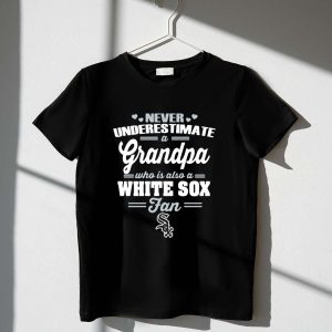 Funny Grandpa White Sox Fan T-Shirt - Perfect Gift For Baseball Lovers