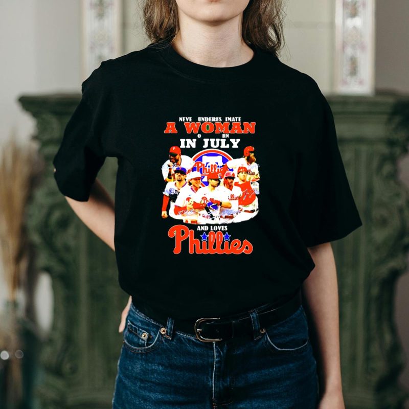 July Birthday Women's T-Shirt: Celebrate Phillies Fans with Style - Image 2