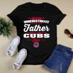 Never underestimate a father who is also a cubs fan t shirt 0.jpg