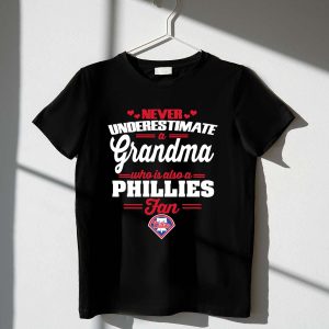 Grandma Phillies Fan T-Shirt - Celebrate Her Unmatched Team Spirit!