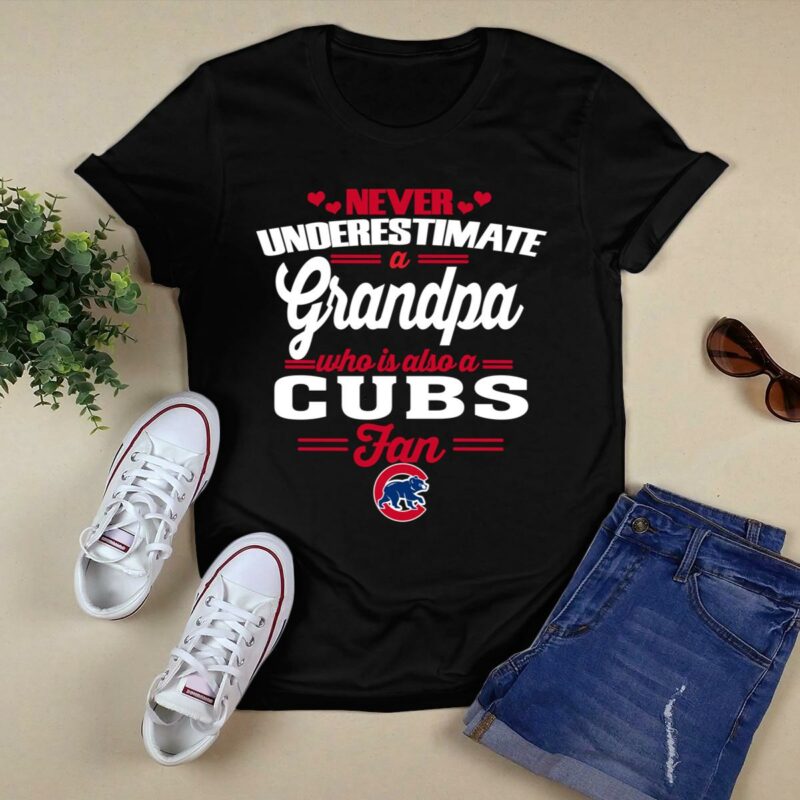 Never underestimate a grandpa who is also a cubs fan shirt t shirt 0.jpg