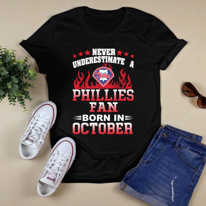 October Phillies Fan T-Shirt – Celebrate Your Team Spirit in Style - Image 5