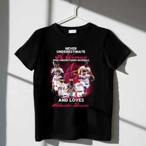 Atlanta Braves Baseball Shirt - Empowering Design For Women Fans