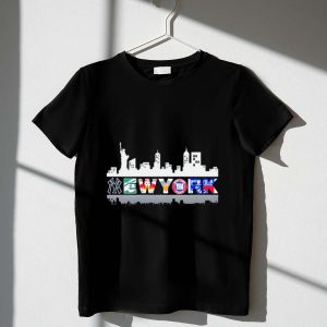 New York City Skyline T-Shirt - Yankees, Giants, Mets, Knicks, Rangers Design