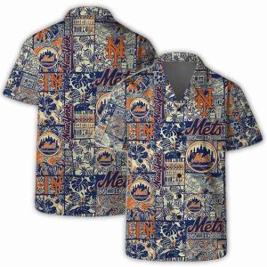 New York Mets Hawaiian Shirt - Beachside Spirit Style For Fans
