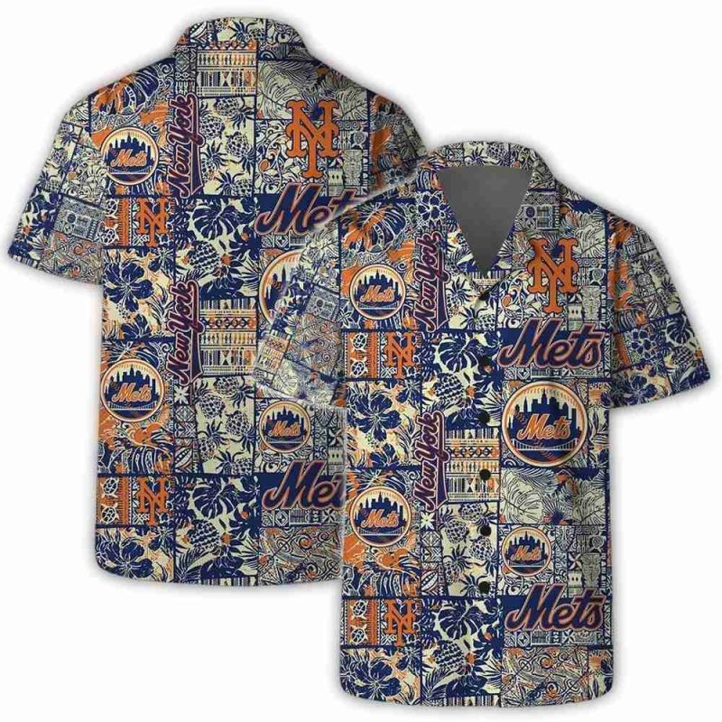 New York Mets Beachside Spirit Hawaiian Shirt 1