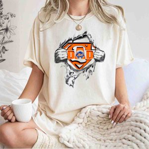New York Mets Superhero Dad T-Shirt - Perfect Gift For Baseball Fans