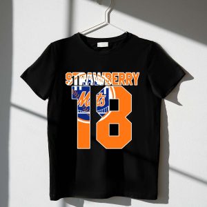 Darryl Strawberry New York Mets T-Shirt - Vintage 18 Graphic Tee