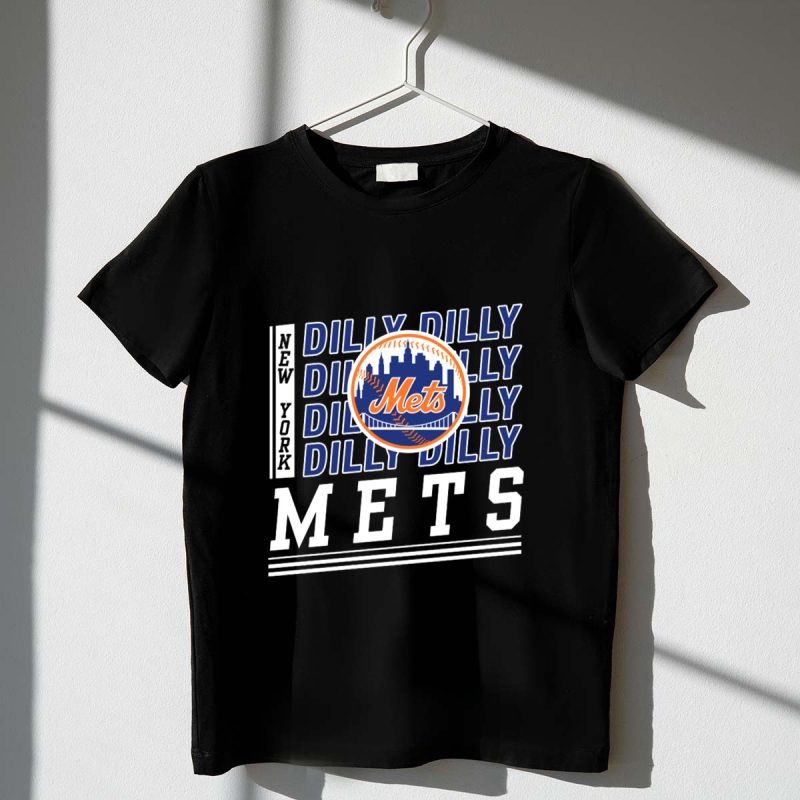 New York Mets Dilly Dilly Baseball Skyline T Shirt t shirt 1 1