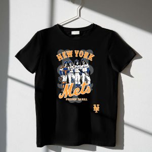 New York Mets Kiss Collaboration T-Shirt - Dressed To Kill Edition