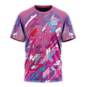 New York Mets Fearless Against Breast Cancer T-Shirt For Supporters