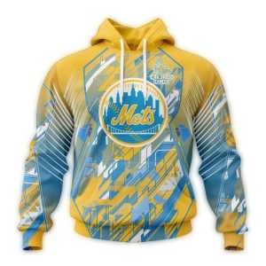 New York Mets Fearless All Over Print Hoodie For Childhood Cancer Awareness