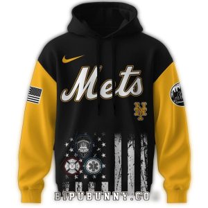 New York Mets First Responders Night All-Over Print Hoodie For Fans