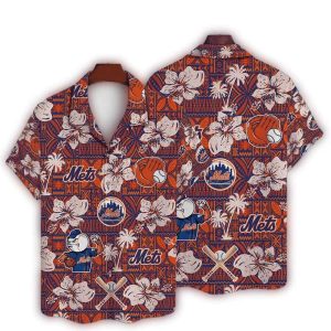 New York Mets Freedom Vibes Hawaiian Shirt For Stylish Fans