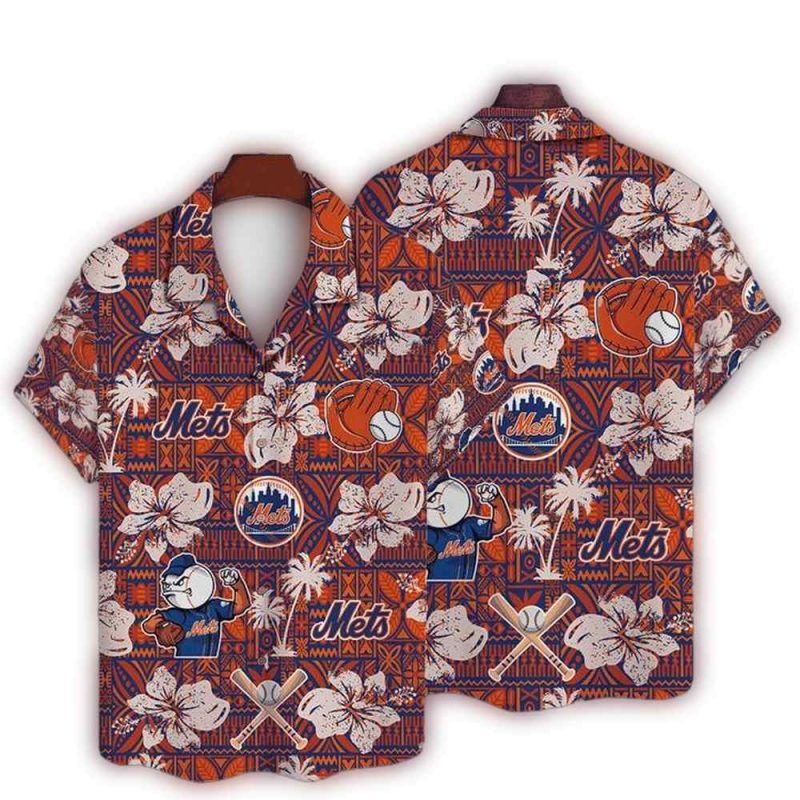 New York Mets Freedom Vibes Hawaiian Shirt 1