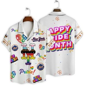 New York Mets Pride Month Hawaiian Shirt - Celebrate In Style!