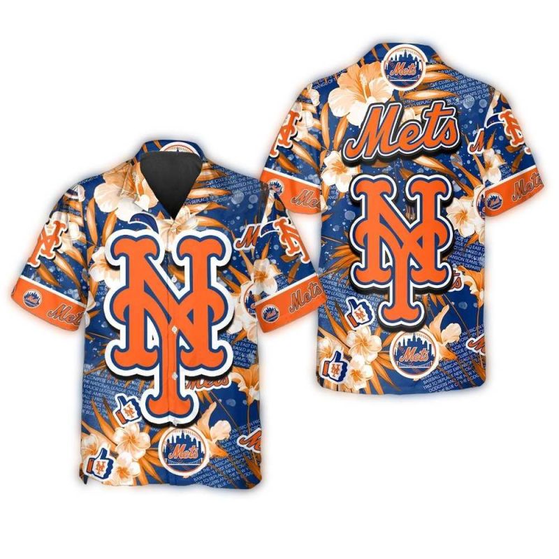 New York Mets Island Breeze Hawaiian Shirt 1