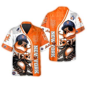 New York Mets Jack Skellington Hawaiian Shirt For Fans And Collectors