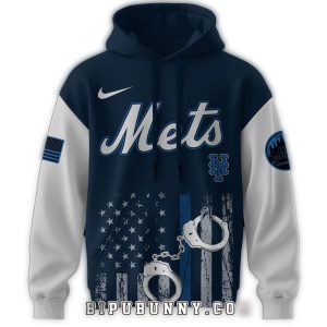 New York Mets Law Enforcement Appreciation Day All-Over Print Hoodie