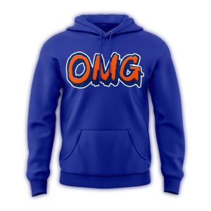 New York Mets All-Over Print Hoodie - Omg Mets Design For Fans