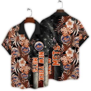 New York Mets Tropical Palm Paradise Hawaiian Shirt For Fans