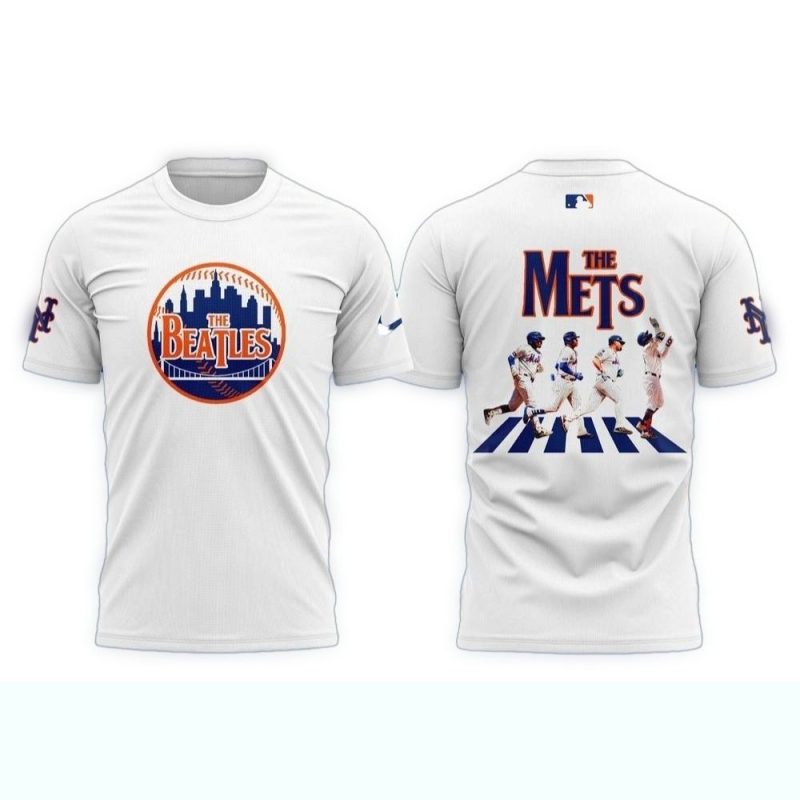New York Mets Players The Road All over Print T Shirt 1