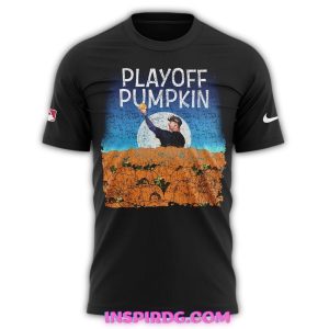 New York Mets Playoff Pumpkin All-Over Print T-Shirt For Fans
