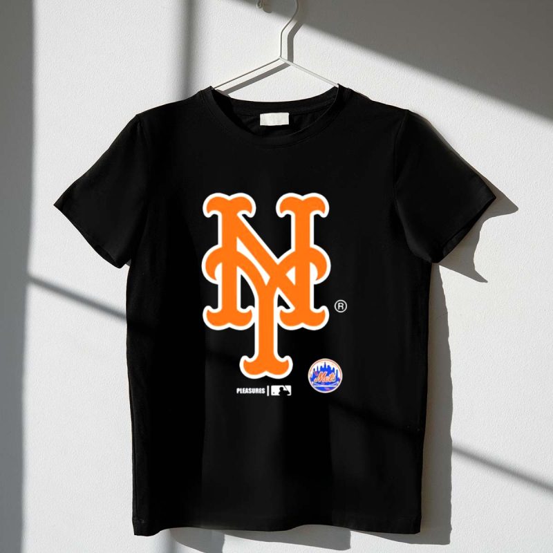 New York Mets Pleasures Collaboration T Shirt t shirt 1 1