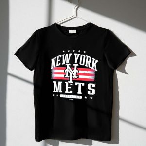New York Mets Americana T-Shirt - Queens Ny Baseball Fan Tee