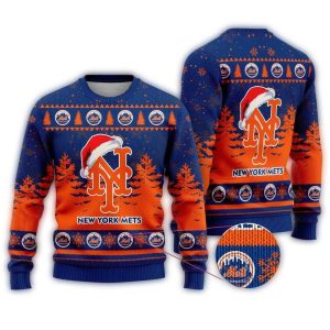 New York Mets Christmas Ugly Sweater For Holiday Cheer