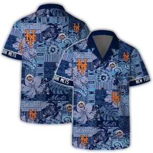 New York Mets Sunset Paradise Hawaiian Shirt For Ultimate Fan Style