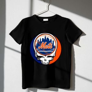New York Mets Grateful Dead Mashup T-Shirt - Unique Baseball Style