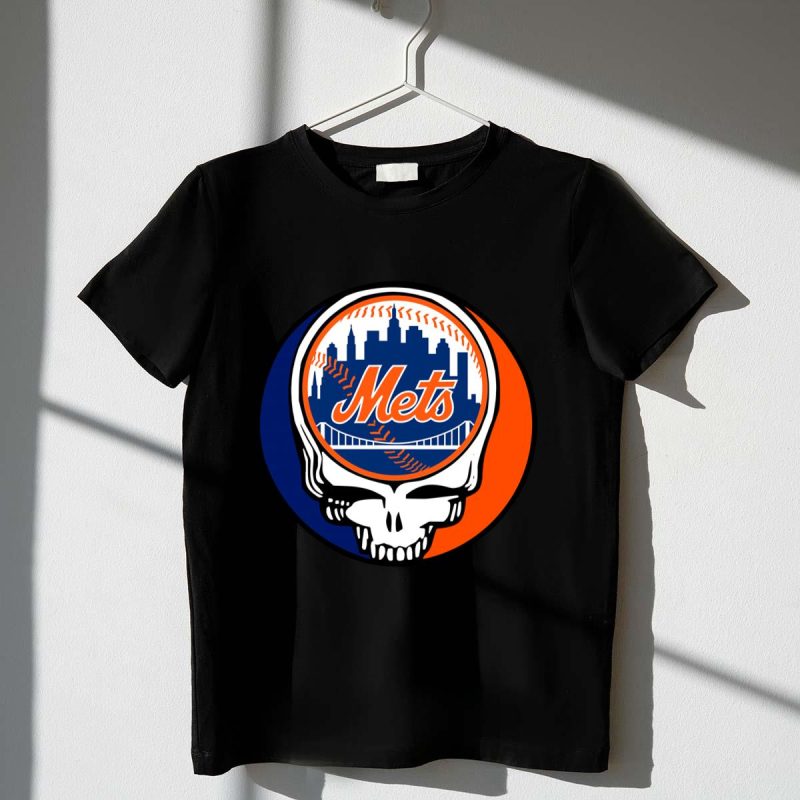 New York Mets The Grateful Dead Baseball Mashup Shirt t shirt 1 1