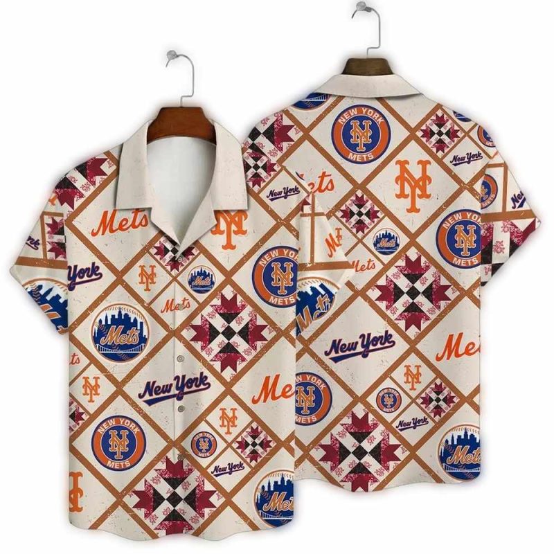 New York Mets Tropical All Star Hawaiian Shirt 1